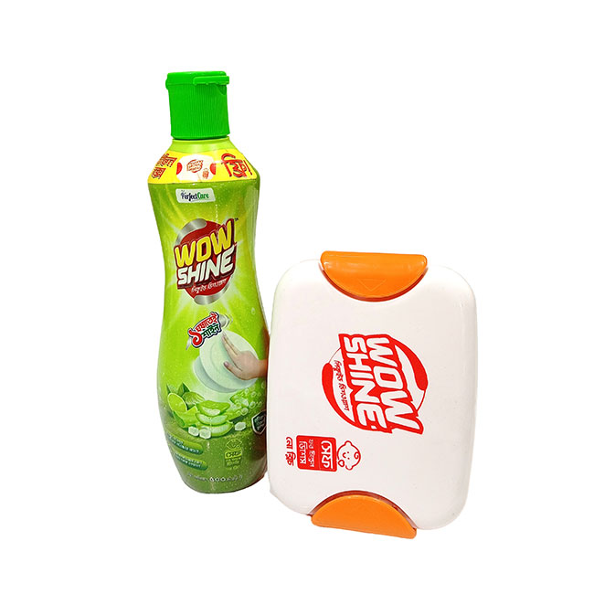 Wow Shine Liquied Dishwash (Tiffin Box Free)-500ml